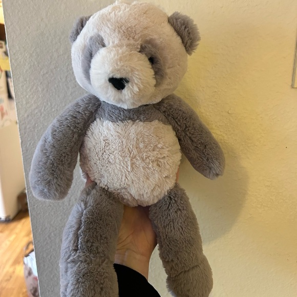 Retired Rare Jellycat Buckley the Panda in Gray and Cream - Picture 2 of 6
